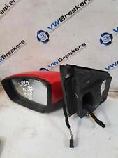 Volkswagen Polo 6R 2009-2014 Passenger Ns Wing Mirror RED Lp3g